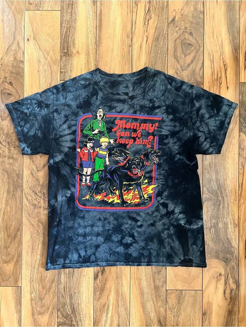 Steven Rhodes Mommy Can We Keep Him? Tie Dye T-Shirt